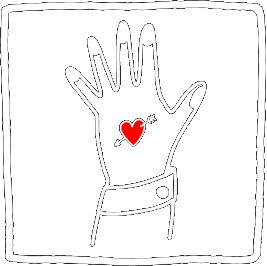 hand with heart